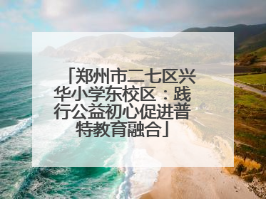 郑州市二七区兴华小学东校区：践行公益初心促进普特教育融合